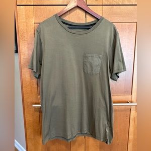 Men’s Olive Green Rag & Bone T-Shirt - Size Large - Fair Condition